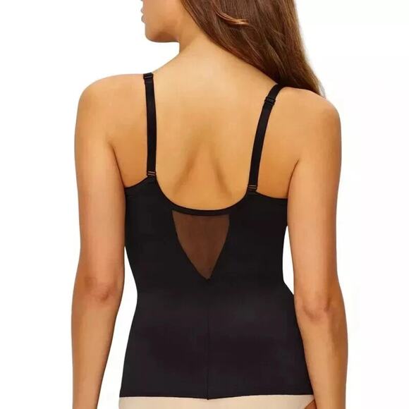 Miraclesuit Shapewear Extra Firm Sexy Sheer Camisole Black, Size 36B 0152 - Picture 2 of 2